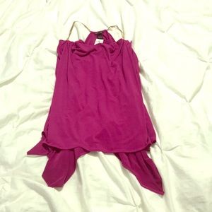 NWT Express Purple Night Out Tank Top